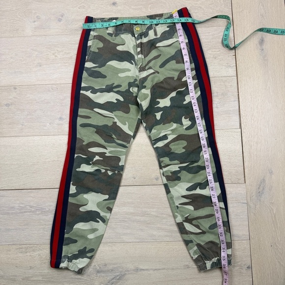 MOTHER The Misfit Side-Stripe Camo Pants - Picture 2 of 10